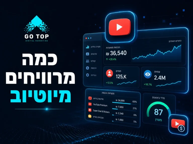 כמה מרוויחים מיוטיוב