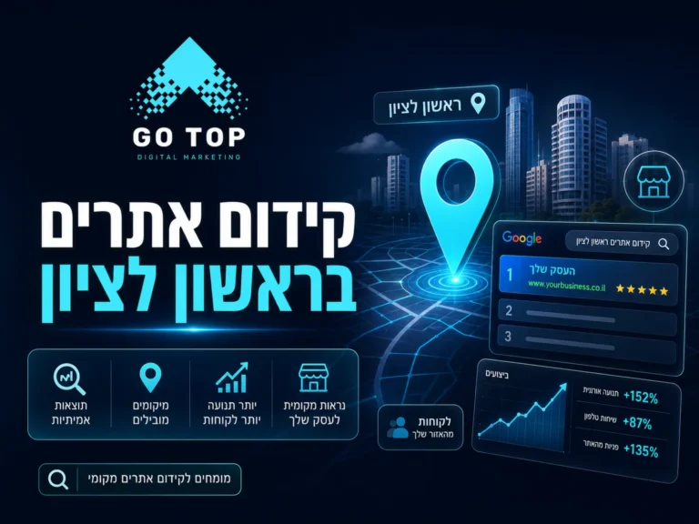 קידום אתרים בראשון לציון