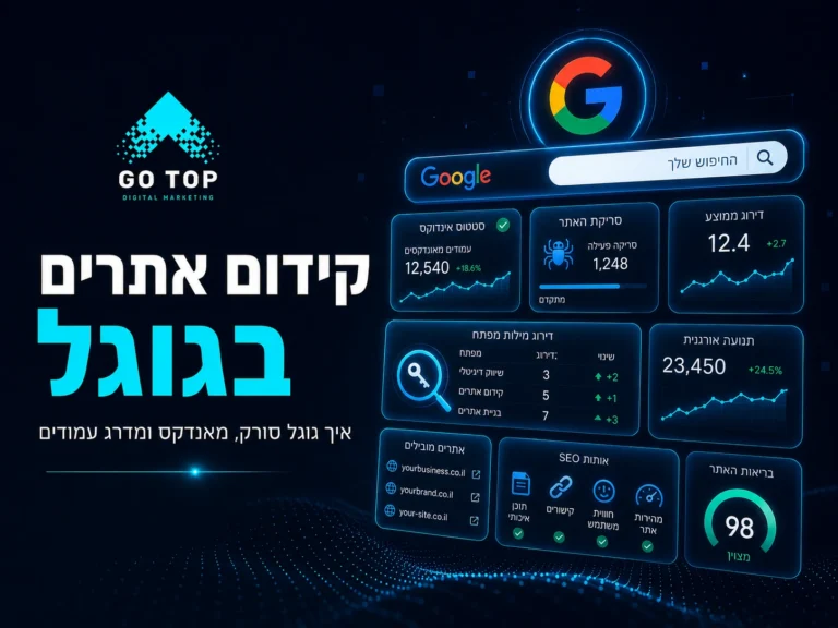 קידום אתרים בגוגל — איך זה עובד בפועל