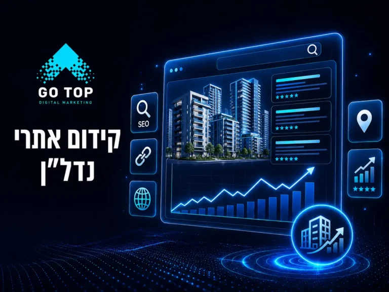קידום אתרי נדל"ן: המדריך המלא לסוכנים, חברות השקעה ויזמים